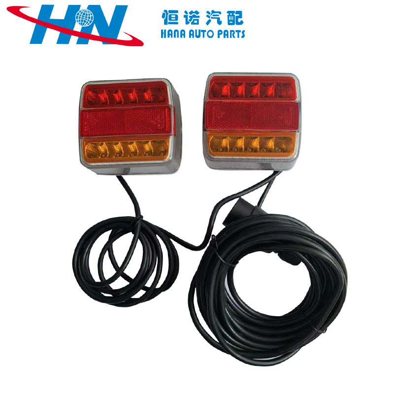 Las ventas transfronterizas 20LED doble color con imán luz trasera impermeable anti-colisión LED luz trasera LED luz de la esquina