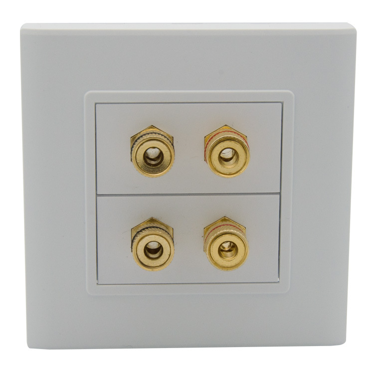 86型 2.0 母对母直插式 音箱面板