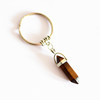 Fashionable crystal, pendant, retro metal multicoloured keychain, accessory, simple and elegant design