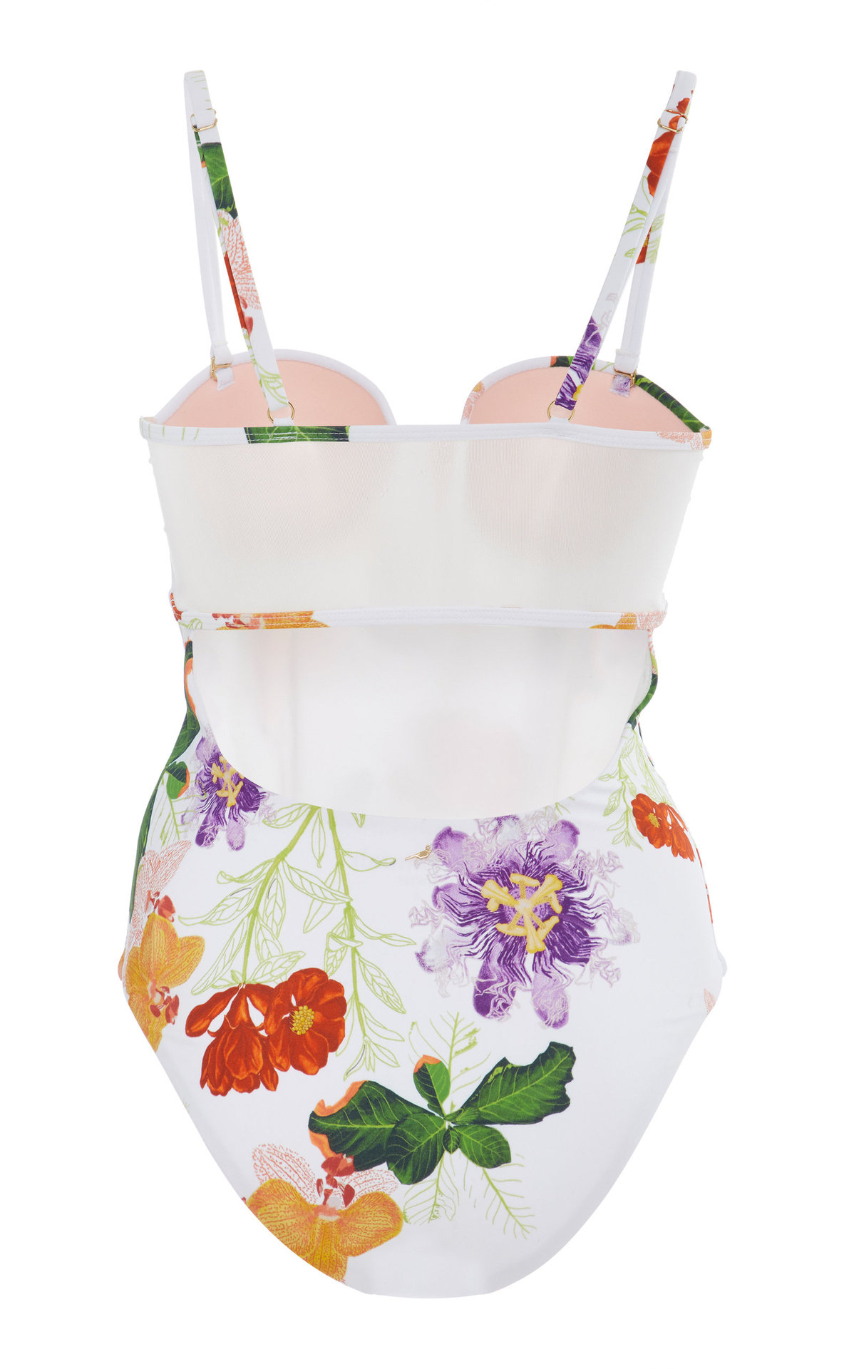 sexy stitching printed one-piece swimwear NSHL44025