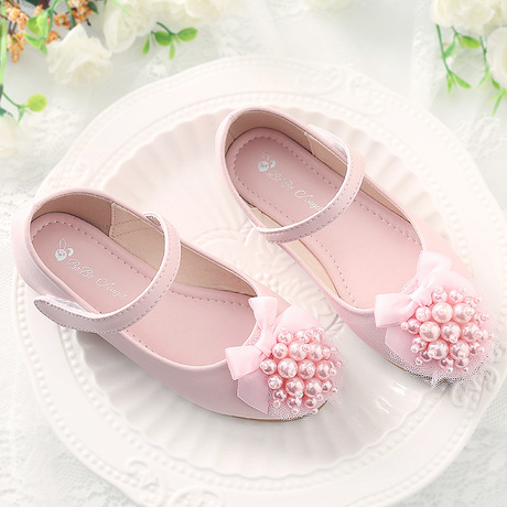 Giày công chúa hoa ren bé gái Giày da bé nhỏ múa xuân hè Thu mới phiên bản Hàn Quốc của váy đơn nữ Giày công chúa