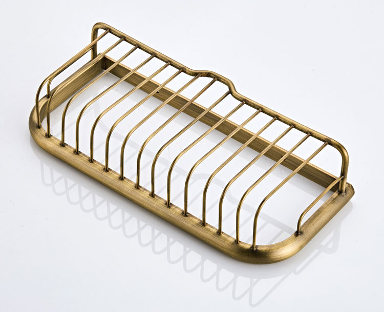 仿古古铜色30厘米置物篮网篮厂家直销批发复古全铜篮