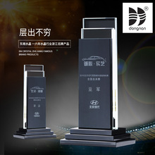 东南水晶高档创意授权牌定制商务颁奖礼品汽车行业奖牌制作制作