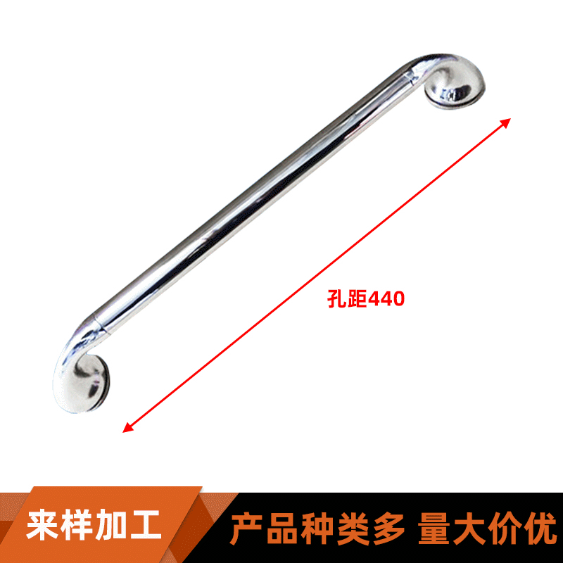 メーカー生産木門エルボ取っ手仕上げ研磨円管取っ手バリアフリー障害者手すり|undefined