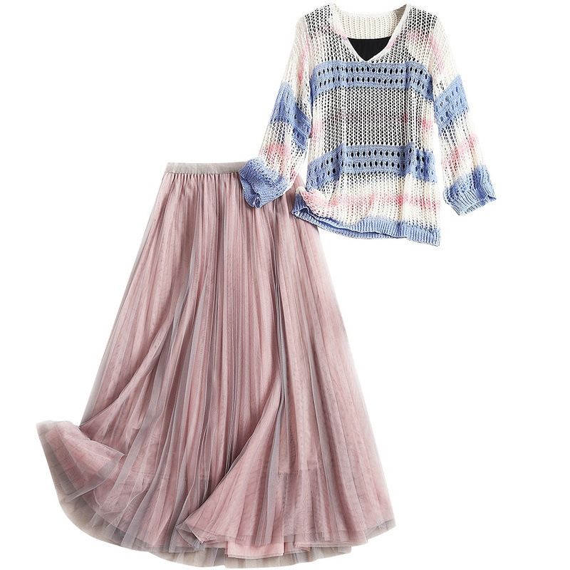 Costume femme SPLIT en Tricot - Ref 3334158 Image 5