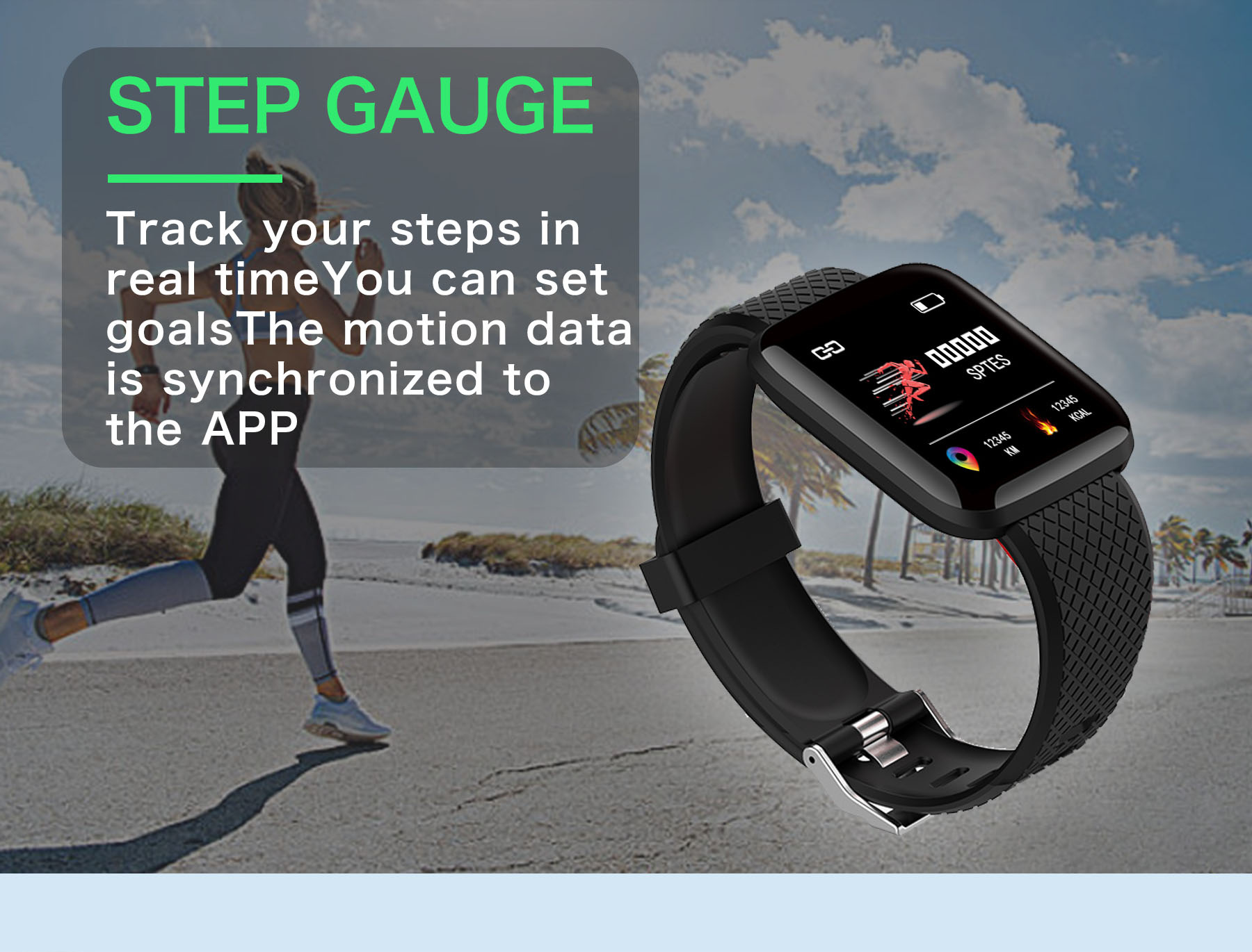 116plus Smart bracelet Color Screen D13 Heart rate and blood pressure detection message reminder Bluetooth cross-border wholesale foreign trade undefined
