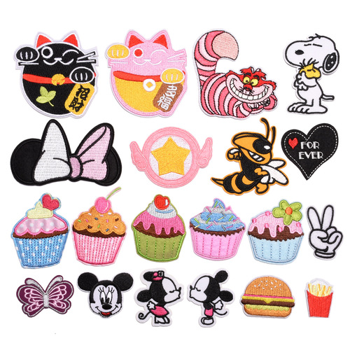 Cartoon cloth patches, clothing accessories, clothes and pants decorative decals, classic cartoon patches, direct sales available