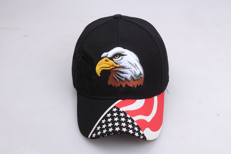 Lanyin Eagle Flag Five Point Star bestickter Baseball-Entenzungen-Sonnenhut Tide_voghion.com