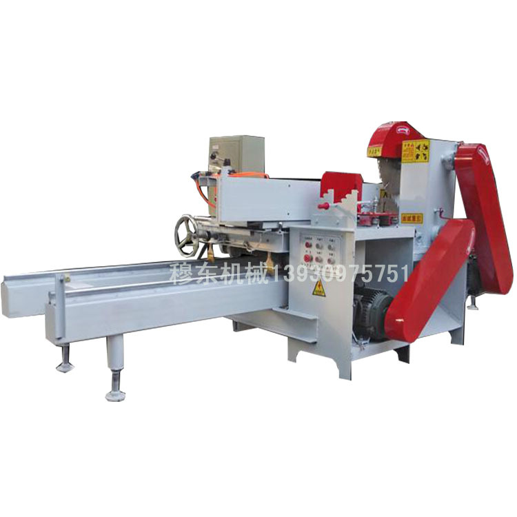 新型精密原木推台锯木头开料锯操作简易圆木推台锯木工推台锯