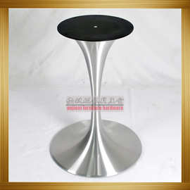 专业生产各类铝制双阔喇叭桌脚台脚餐桌咖啡桌时尚五金台架直销