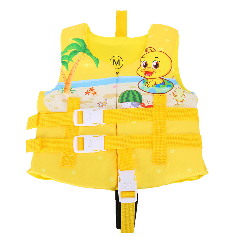 Cross-Border Ready-Made Infant Vest Vest Buoyancy Clothing Rafting Cartoon Foam Swimming Life Jacket Manufacturer