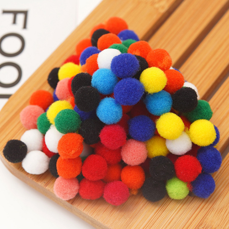 Protección del Medio Ambiente pompón piel Bola de los niños DIY Juguetes Accesorios de ropa accesorios de juguete ventas directas de la fábrica