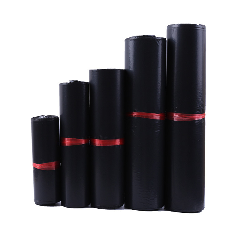 Haoru fábrica directa engrosada negro expreso bolsa de embalaje de ropa impermeable logística bolsa de embalaje bolsa expreso