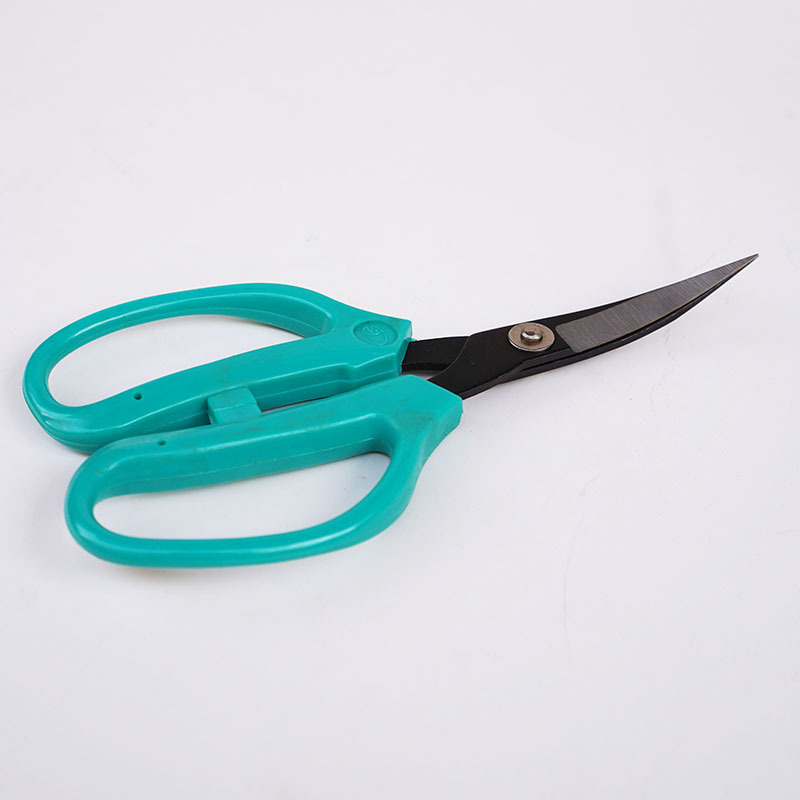 菜刀王S209弯剪鱼头弯剪刀翘头弯剪修边皮革剪刀修边鞋厂剪