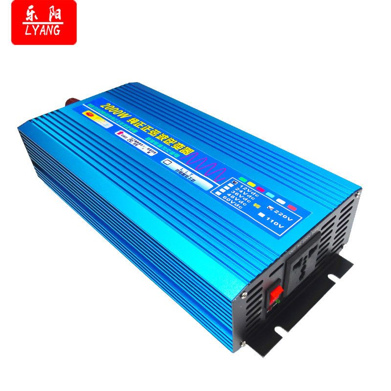 纯正弦波逆变器12V24V36V48V60V72V转220V 300W-3000W车载家用