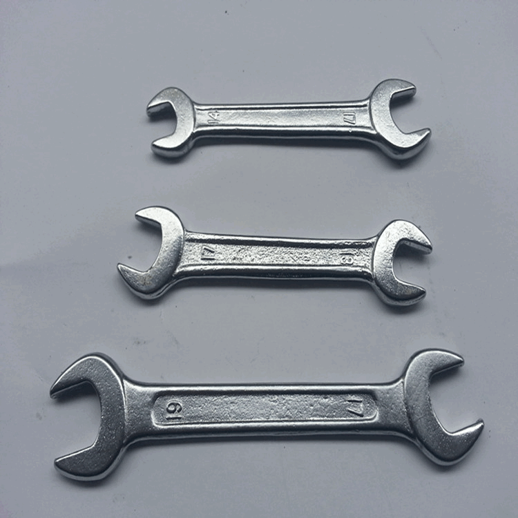 厂家直销开口呆头扳手 铁皮双开口扳手 可铁合金呆头扳手批发