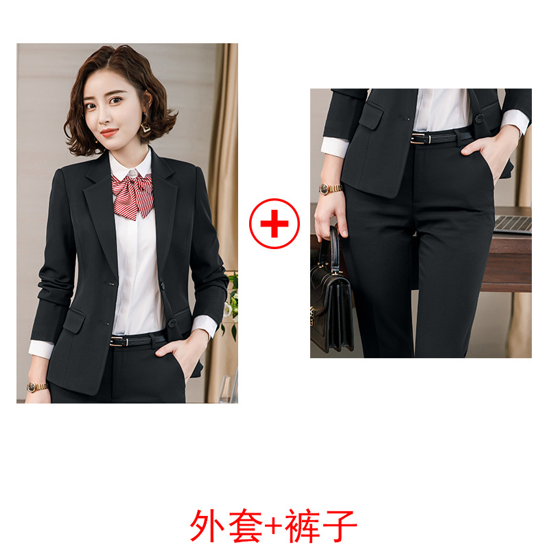 [A] 검정 세트 + 검정 바지