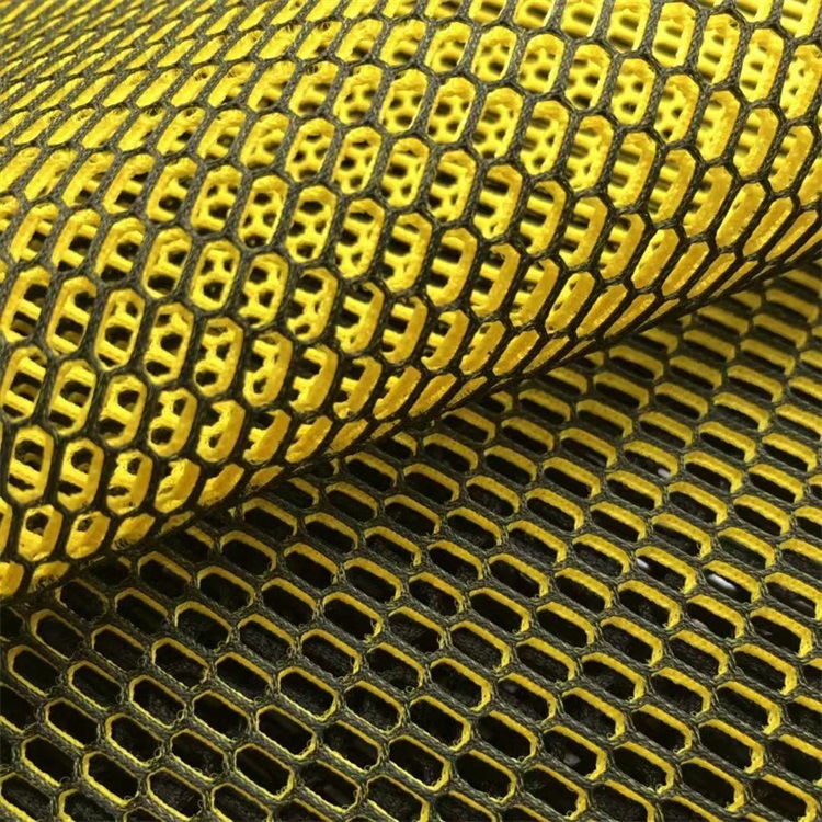 新款六角三明治 女装3D网布 双面六角网布 箱包手袋服装面料