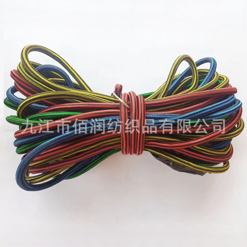 佰润纺织现货 弹力捆绑带 松紧行李带 摩托车后座物品捆绑绳