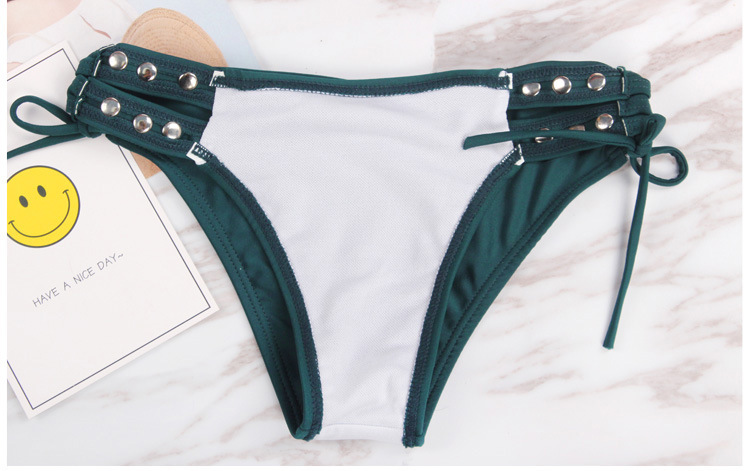 Cotton FashionBikini(Army Green-S)Swimwear NHHL2074-Army-Green-S