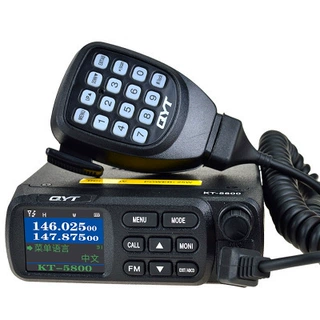 QYTKT5800迷你车载台 货车工程车电台对讲机 车载台24V车载电台
