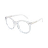 Xiaofugui's same black frame anti -Blu -ray glasses arrow flat light mirror net red big round frame Su Yanxiu face glasses frame