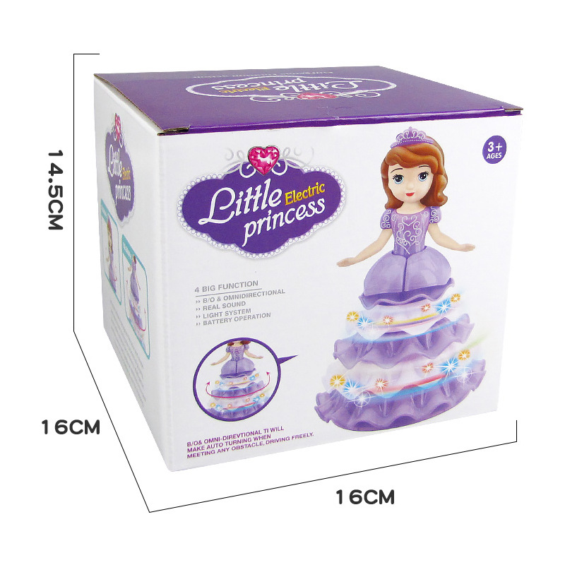 Nueva eléctrico universal automático caminando Sophie princesa luz música puesto Venta caliente al por mayor niños niña Juguetes