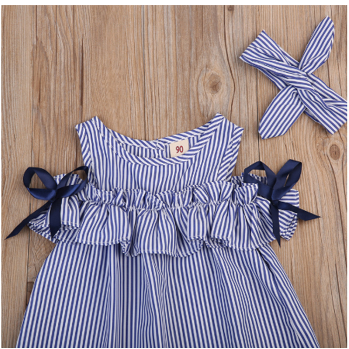 Striped A-Line Skirt Image 6
