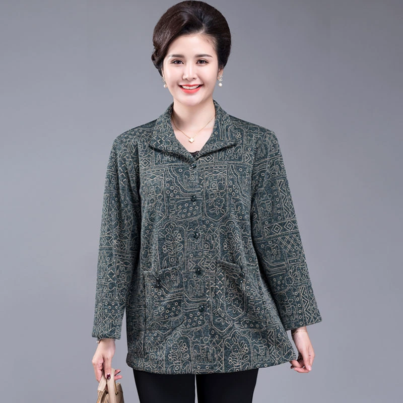 2010 плюс толстые большие размеры для женщин среднего и пожилого возраста, осеннее пальто, толстая мама, бабушка 200 кг оранжевого цвета на улице свободная