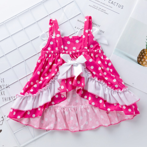 Baby birthday party dresses suspender dress floral Princess Dress PP pants cover girl dress