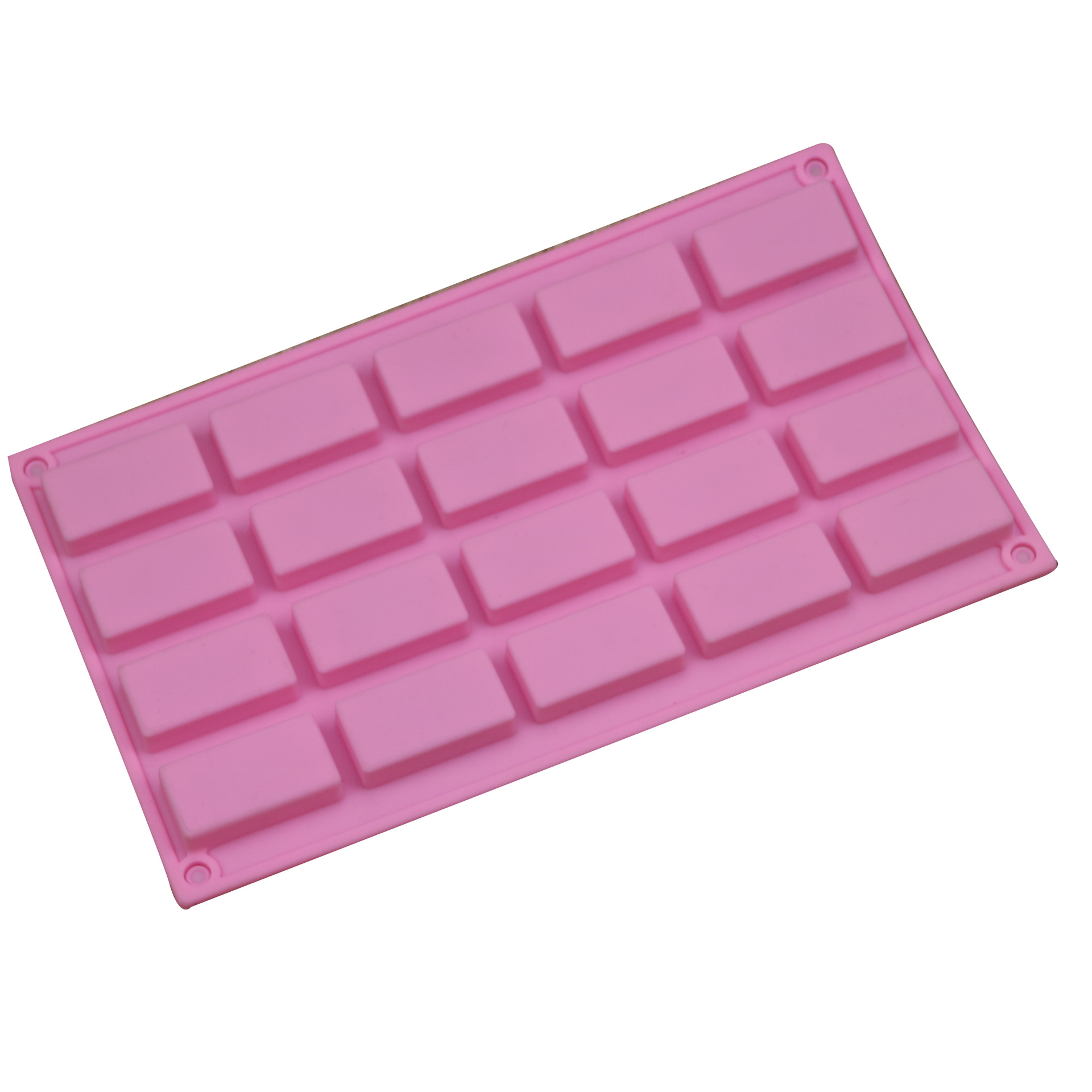 Silicone 20 long square biscuit mold square ice small lattice DIY baking tool