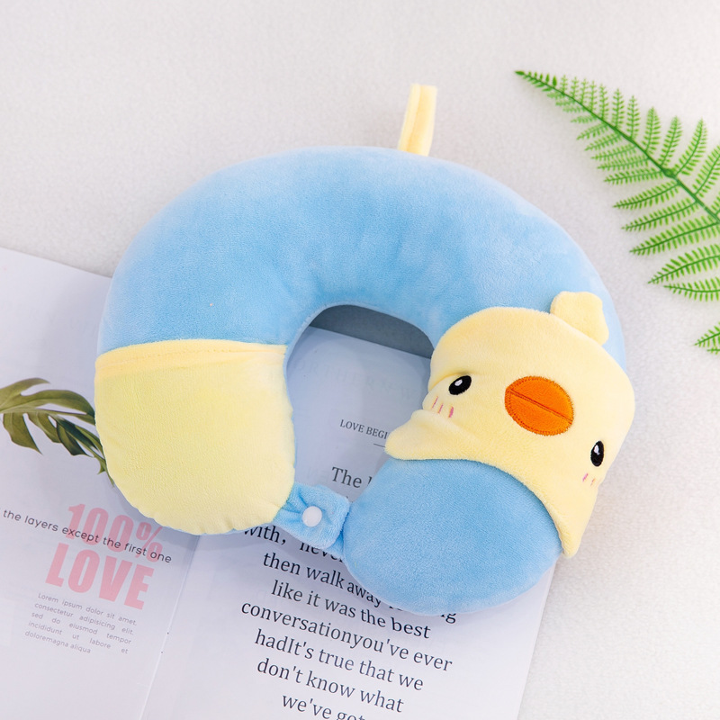 Almohada cervical creativa con diseño animal en forma de U con antifaz dos en uno regalo promocional personalizable