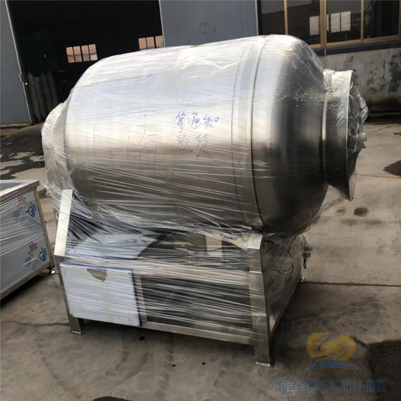 鸡排类滚揉腌制机 真空滚揉上料机 福鸿达扒鸡腌制滚揉机