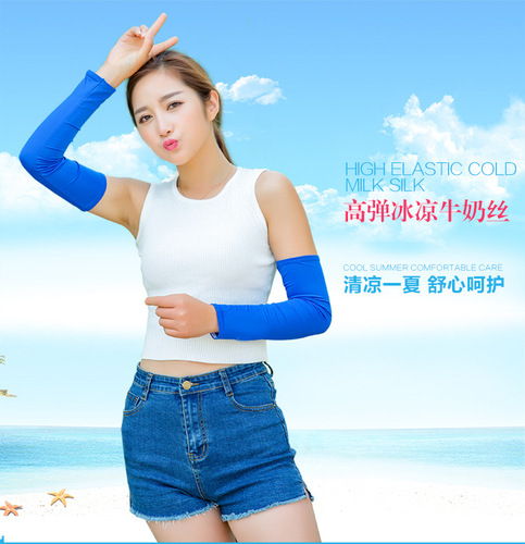 Korean sun protection sleeves factory, outdoor riding UV protection summer sleeves, corporate promotional gifts, ice silk motorcycles