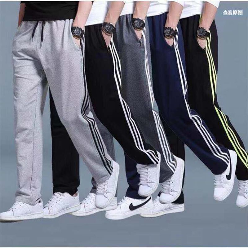 Spring and Autumn Men's Sports Pants Loose Size Pants Training Pants Running Fitness Pants Straight Basketball Pants Trousers