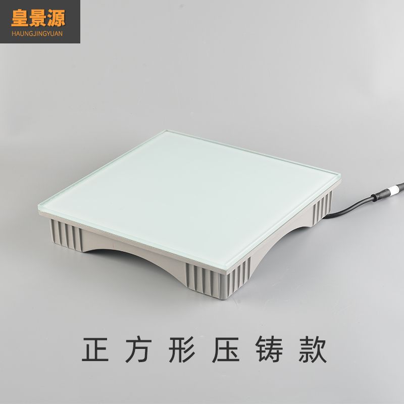 led Strip floor tile lamp 12W outdoors square Buried lights Scenery Gravity sensing Floor lamp Stainless steel Line lights