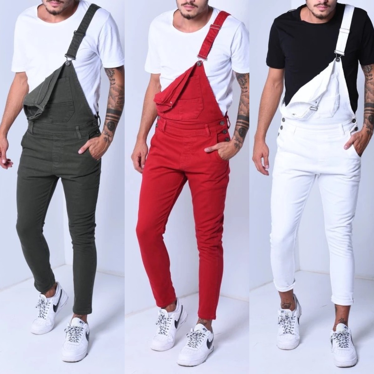 fashionable denim tights