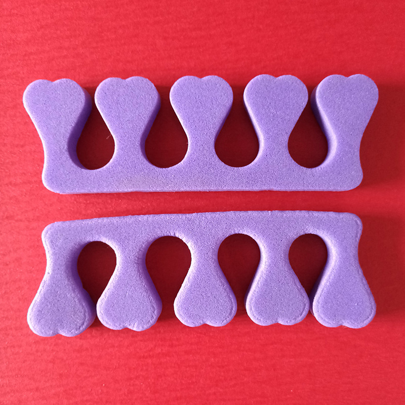 天尚现货供应 美甲工具分指器 彩色eva泡棉 高发泡eva分趾器