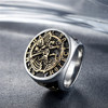 Fashionable ring stainless steel, accessory, European style, wholesale