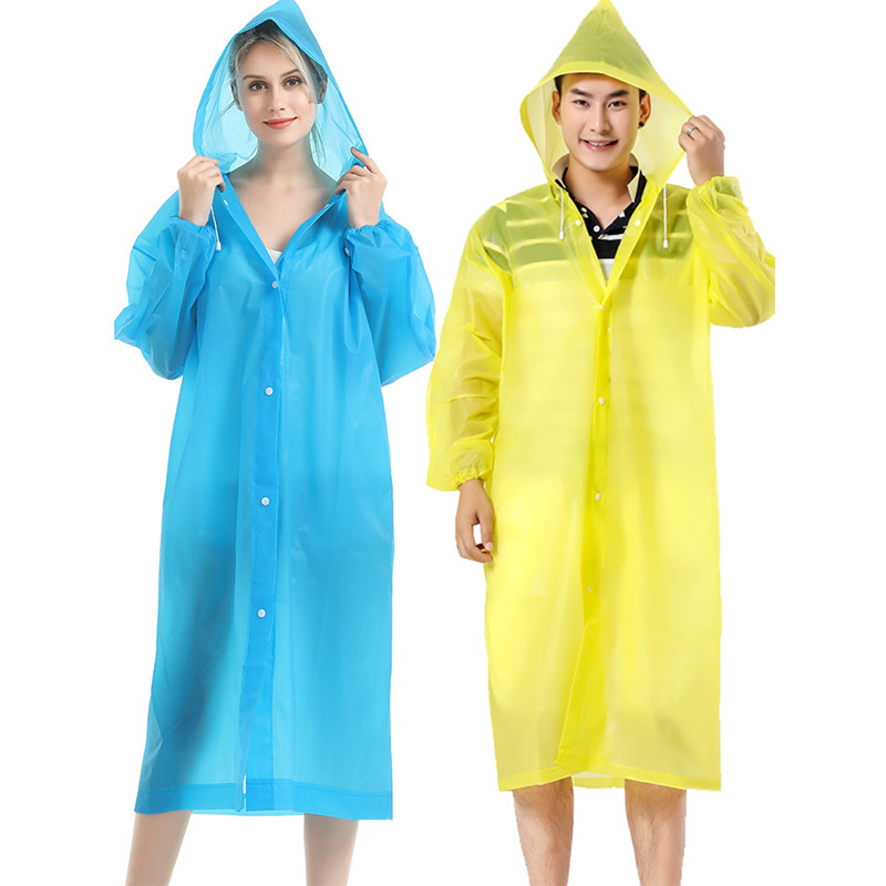 One-piece Raincoat Poncho E V A Fashionable Travel Outdoor Adult Raincoat