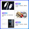 Suitable for Apple Android Type-C data cable purple glue core fast charging 3A fast charging cable