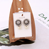 Earrings, cards, accessory, pack PVC, 7cm, Korean style, new collection