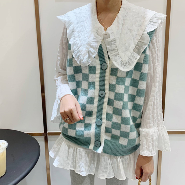 Gilet femme AVEC ENJUN en Tricot - Ref 3316583 Image 6