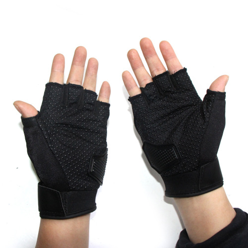 SC-05B Outdoor Sports Cycling Half Finger Protective Gloves, Racing Motorcycle Punch Hard Shell Anti-Fall Gloves