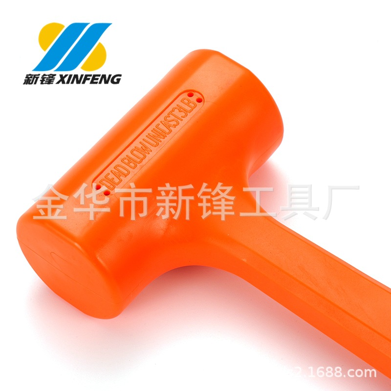 厂家供应优质橙色无弹力锤尺寸齐全 可定牌