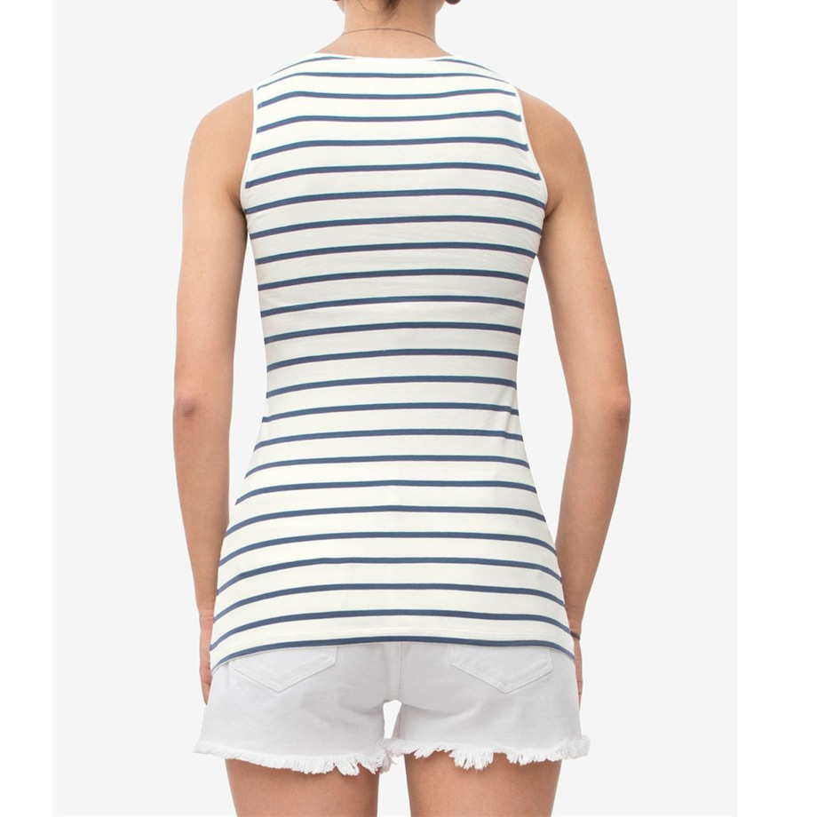 Hot-selling Maternity T-shirts, European And American Striped Vests, Sleeveless Nursing Clothes For Women_ecoleips.com