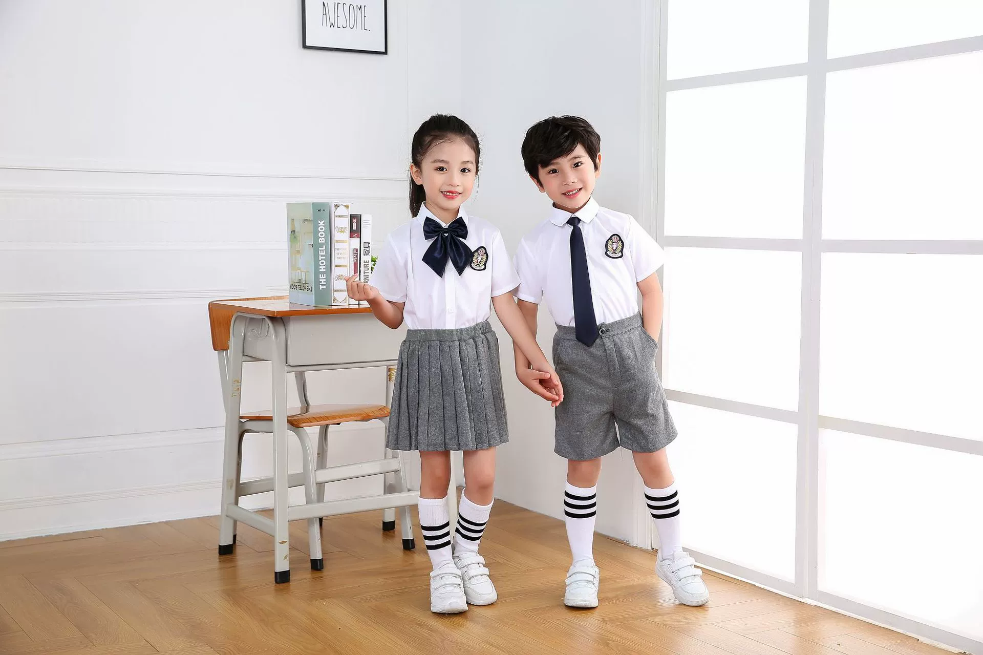 Детская одежда для выступлений для учеников начальной школы Одежда для выступлений Одежда для хора мальчиков и девочек Детский сад Садовая одежда Одежда для выпускных Летняя одежда