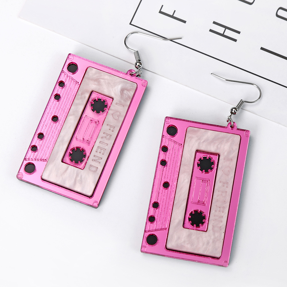 Fashion Tape Plating Alloy No Inlaid Earrings Ear Studs display picture 7