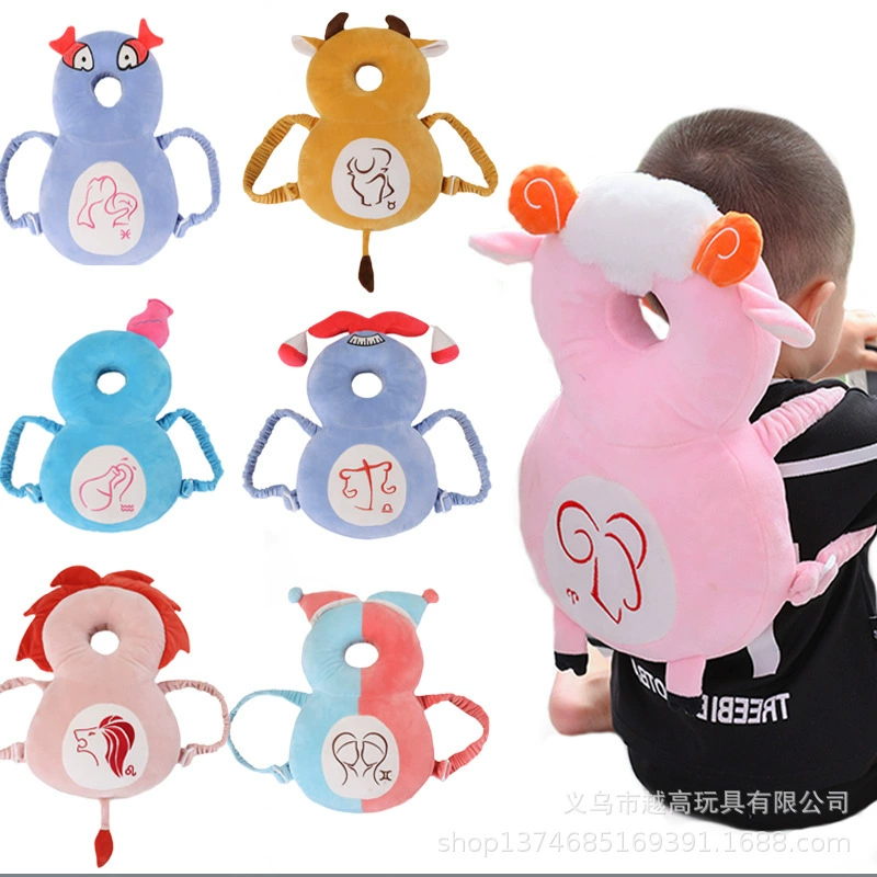 Летний дышащий подголовник для малышей с защитой от падения, Задняя накладка, детская Накладка для защиты головы fSzsQ8r