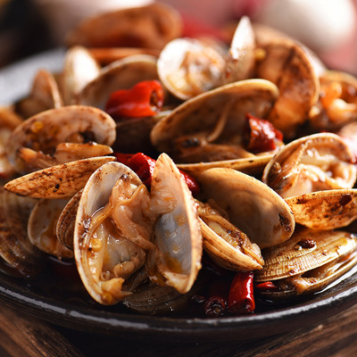 香辣花甲火爆花蛤250g即食海鲜麻辣零食休闲海产零食海鲜批发代发|ms